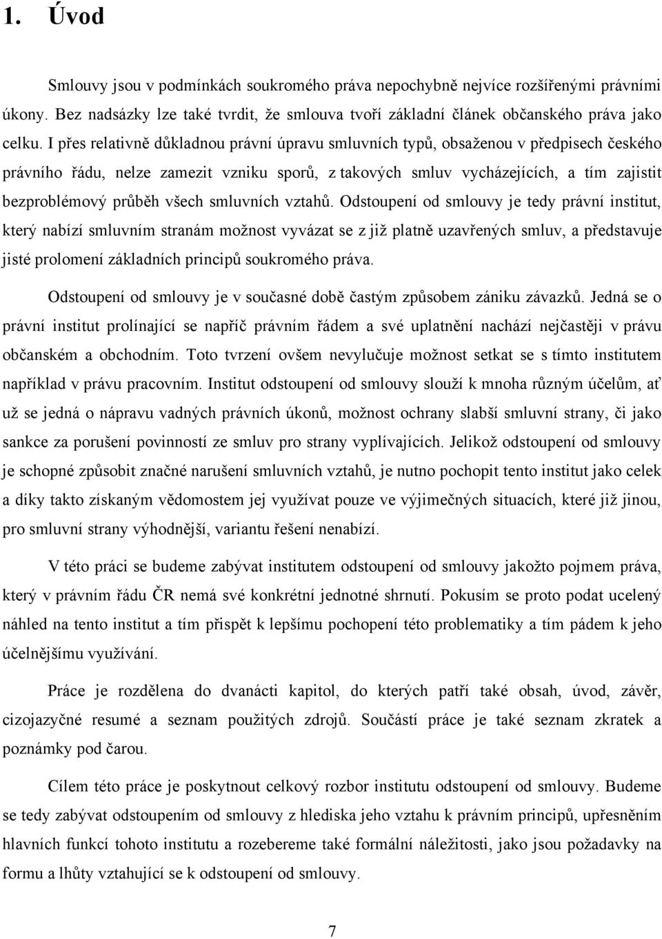 všech smluvních vztahů.
