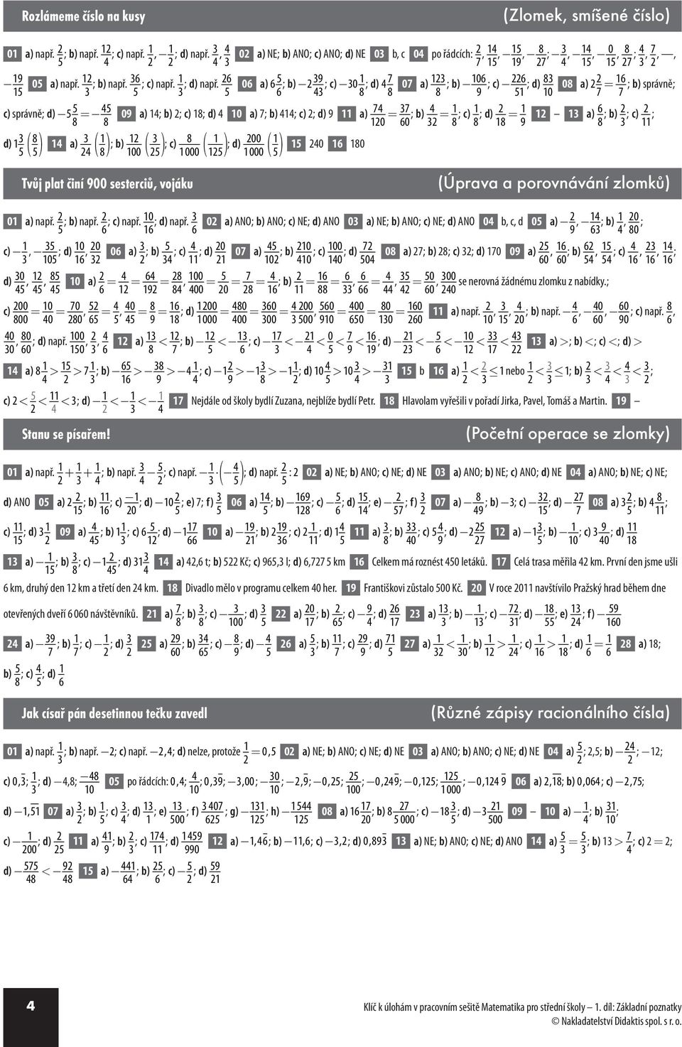 Přirozená čísla. (Zápis přirozených čísel) (Základní početní operace v N a  jejich vlastnosti) (Dělitel a násobek přirozeného čísla) - PDF Stažení  zdarma