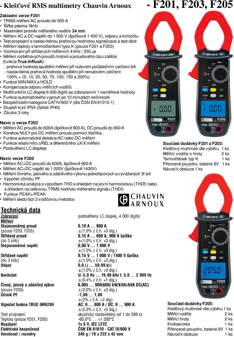 4 khz / 250 s M ení rozb hových proud motor a proudového rázu zát že (funkce True InRush): - prahová hodnota spušt ní m ení p i nulovém po áte ním zatížení 6A - nastavitelná prahová hodnota spušt ní