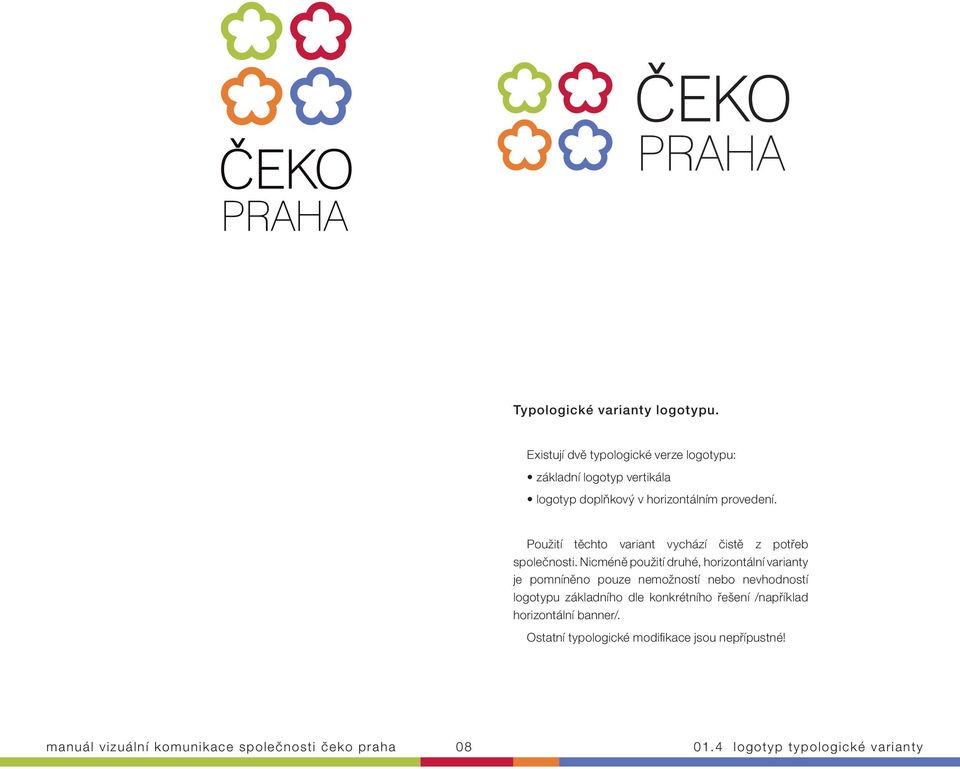 Použití těchto variant vychází čistě z potřeb společnosti.