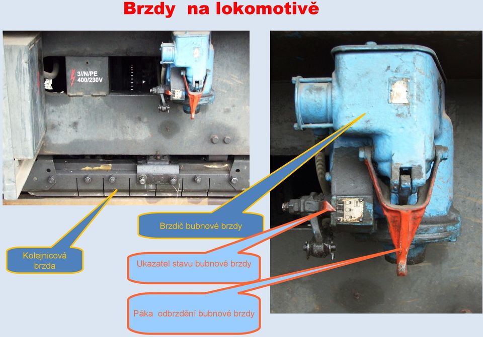 brzda Ukazatel stavu bubnové