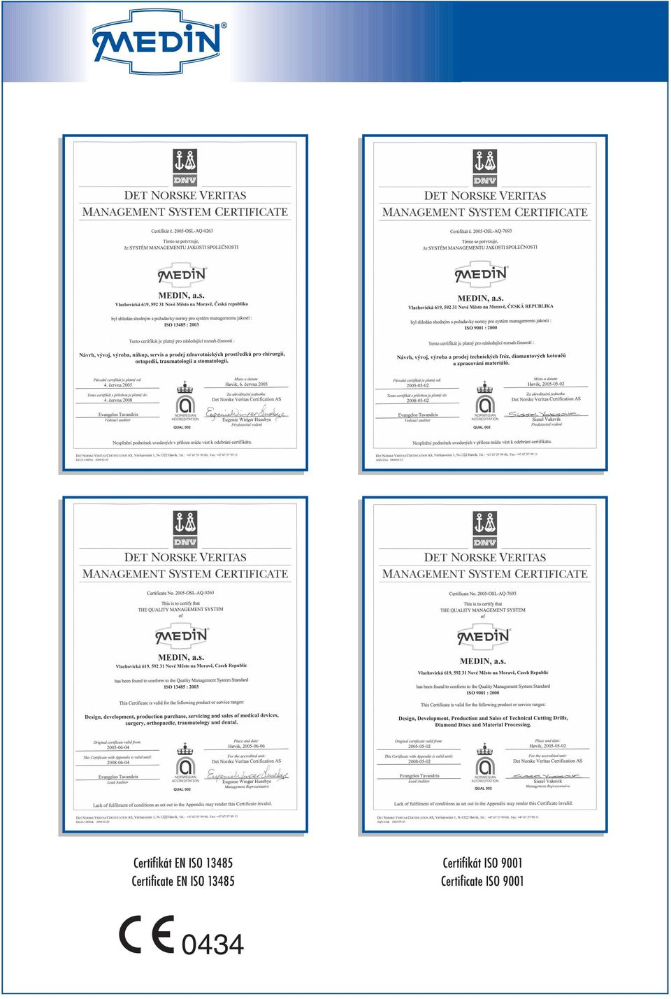 13485 Certifikát ISO