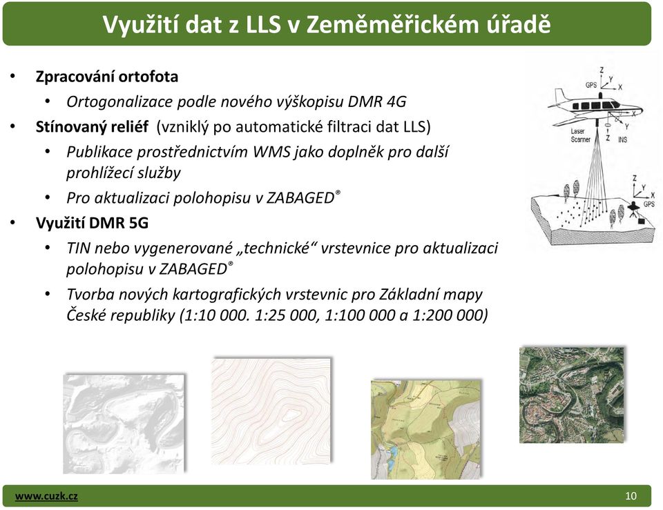 aktualizaci polohopisu v ZABAGED Využití DMR 5G TIN nebo vygenerované technické vrstevnice pro aktualizaci polohopisu v