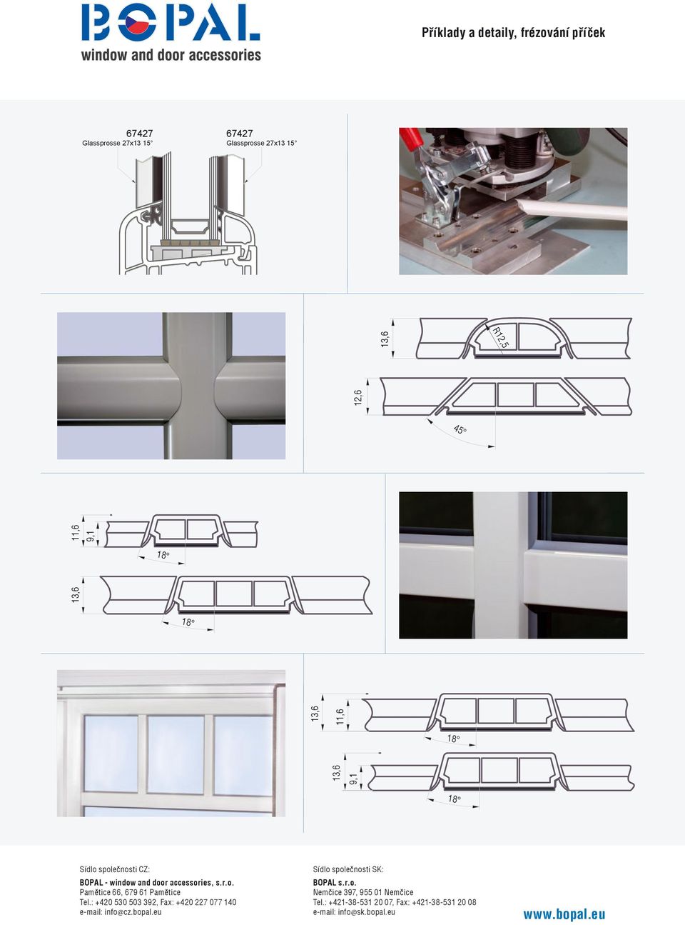 Glassprosse x13 15 674