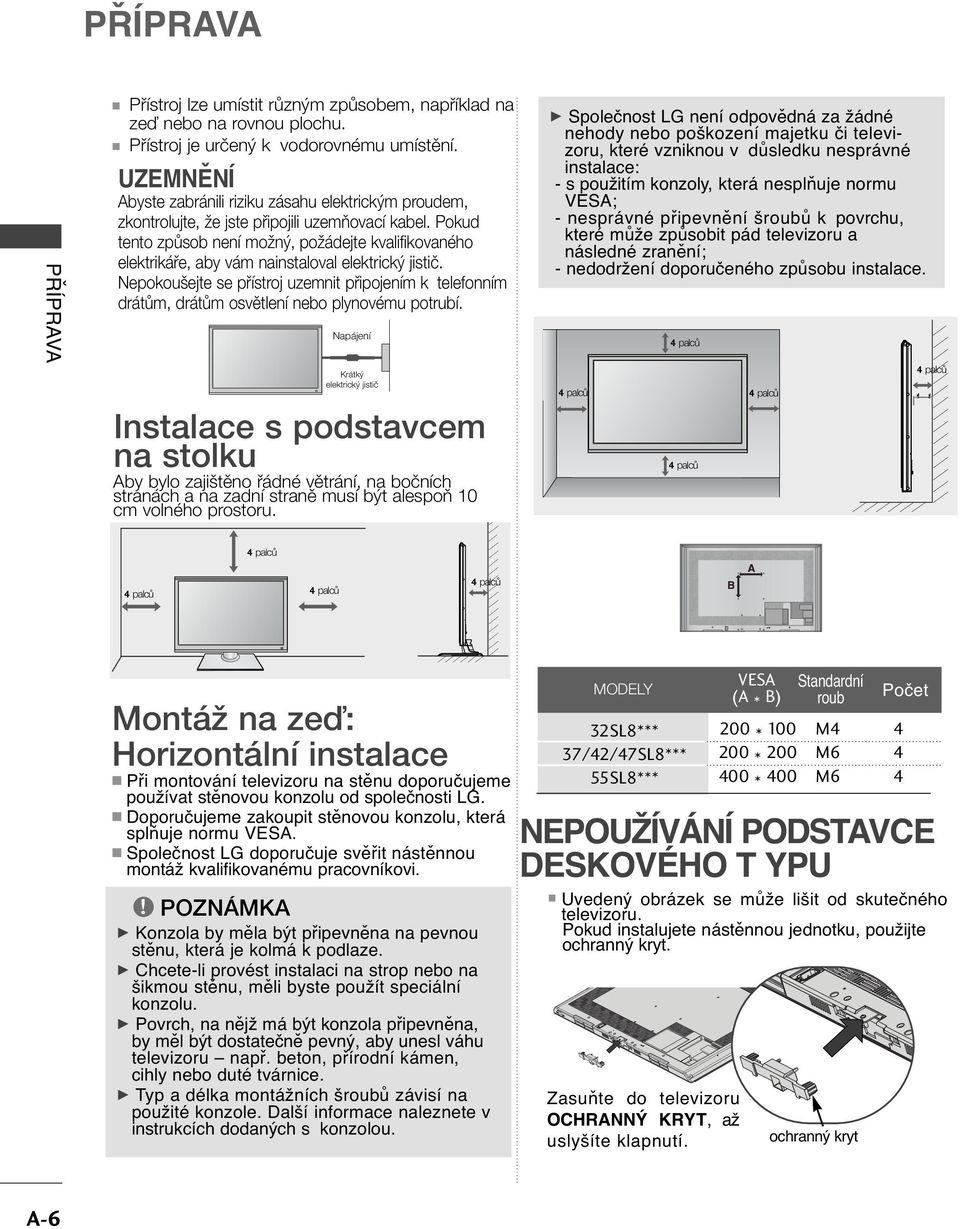 Pokud tento zpûsob není moïn, poïádejte kvalifikovaného elektrikáfie, aby vám nainstaloval elektrick jistiã.