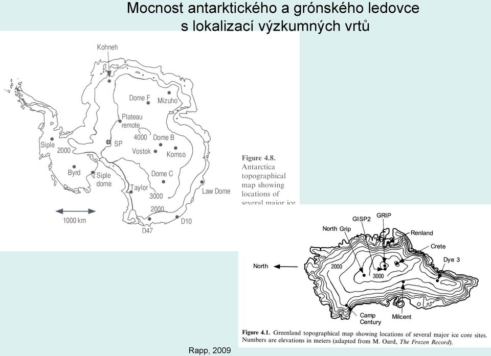 grónského ledovce s