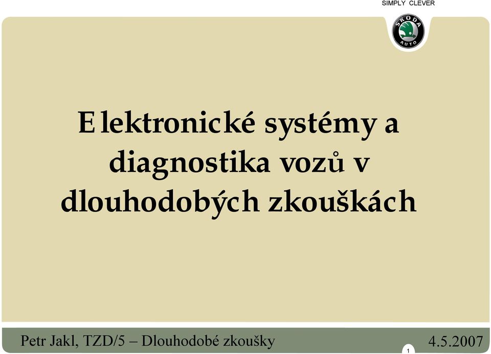 diagnostika vozů