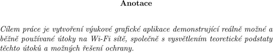 používané útoky na Wi-Fi sítě, společně s