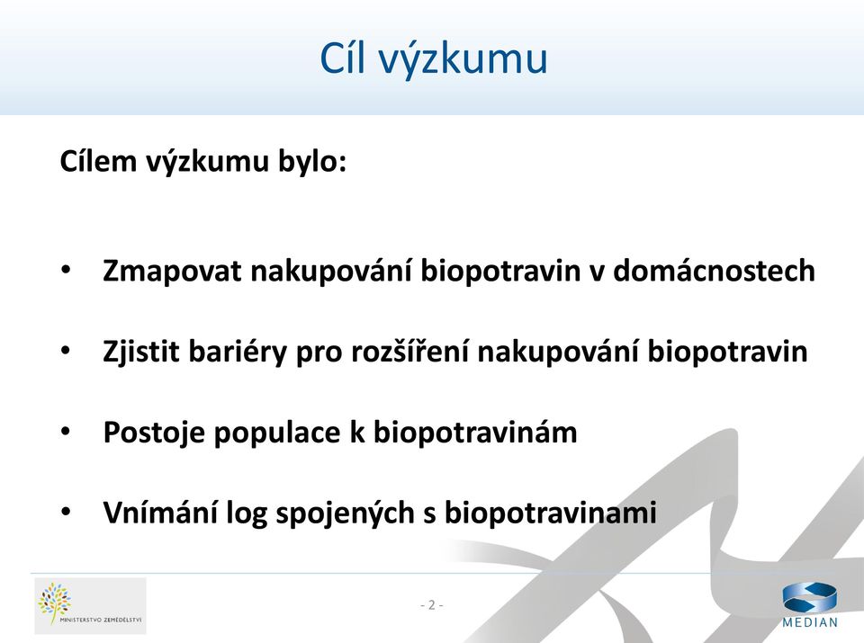 rozšíření nakupování biopotravin Postoje populace k