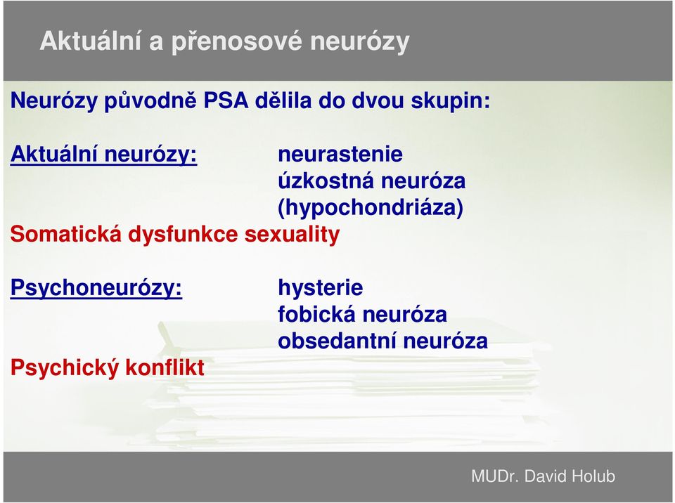 (hypochondriáza) Somatická dysfunkce sexuality