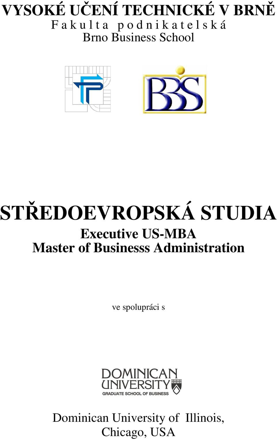 Executive US-MBA Master of Businesss Administration ve