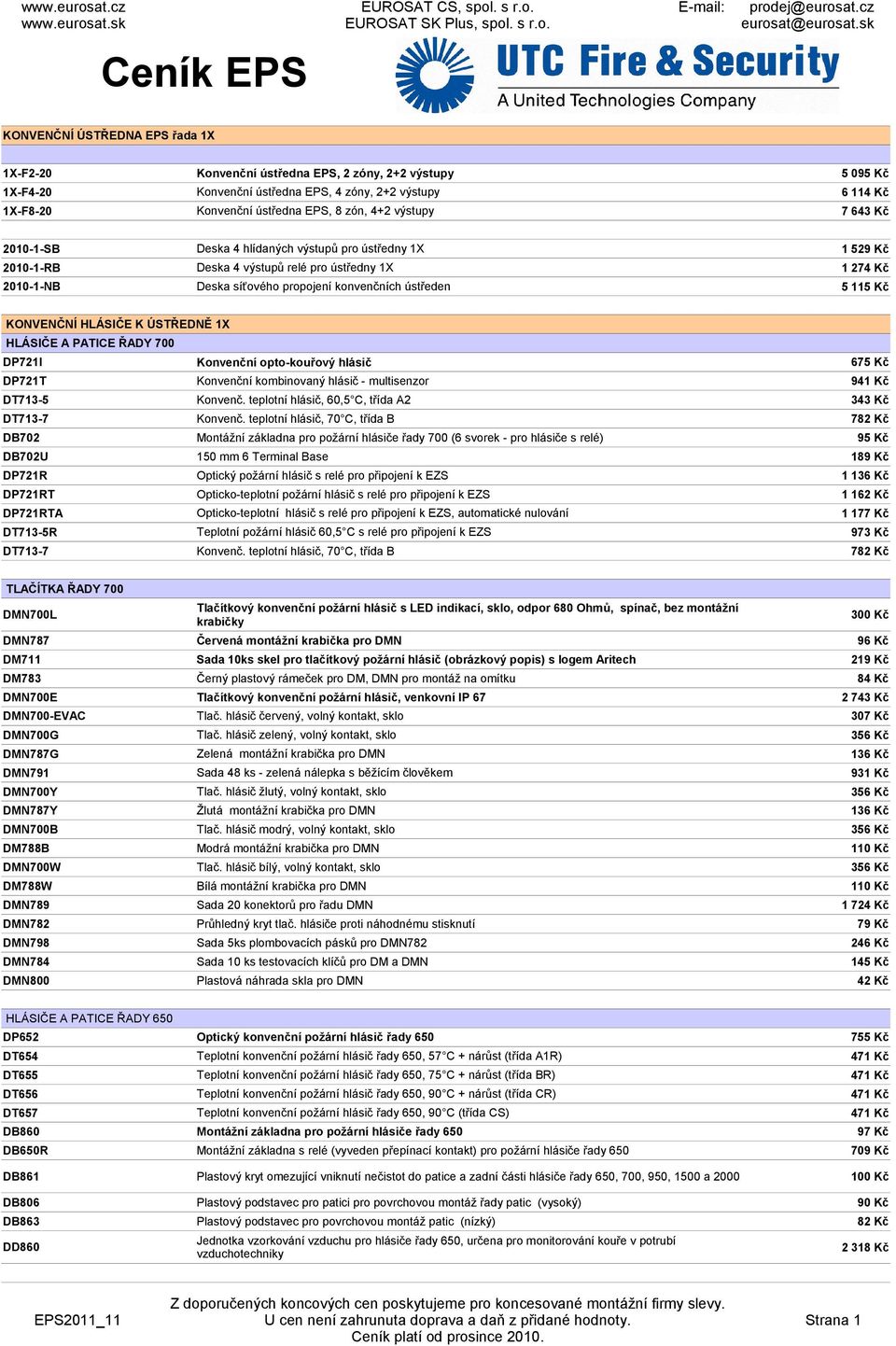 EUROSAT CS, spol. s r.o. EUROSAT SK Plus, spol. s r.o. - PDF Free Download