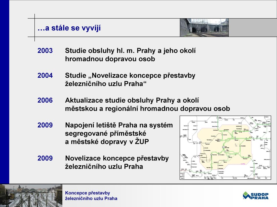 2006 Aktualizace studie obsluhy Prahy a okolí městskou a regionální hromadnou
