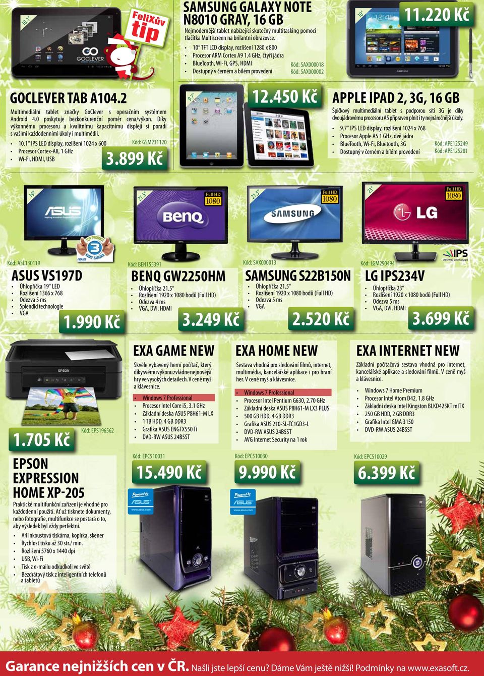 1 IPS LED display, rozlišení 1024 x 600 Kód: GSM231120 Cortex-A8, 1 GHz Wi-Fi, HDMI, USB 3.
