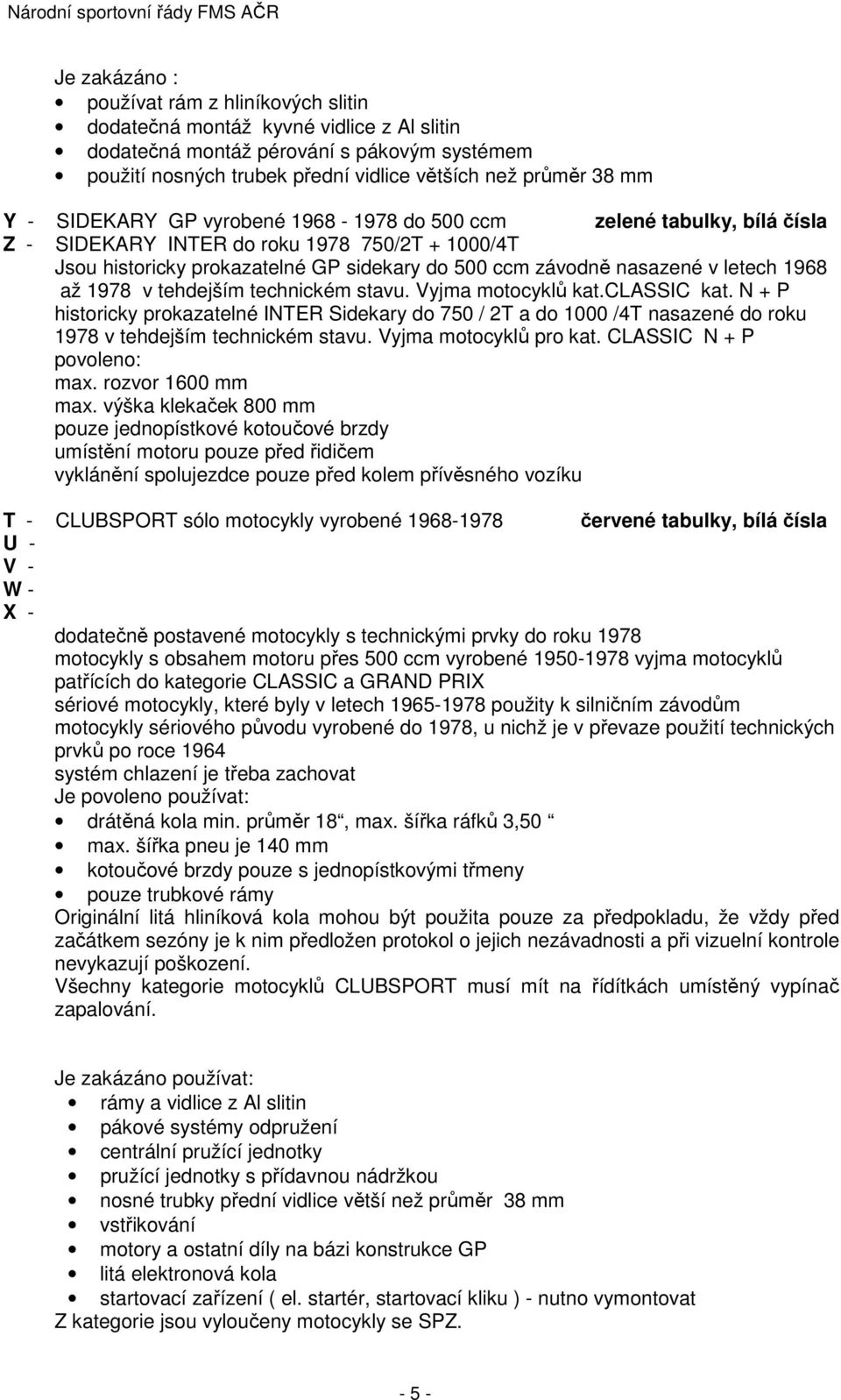 Národní sportovní řády FMS AČR - PDF Stažení zdarma