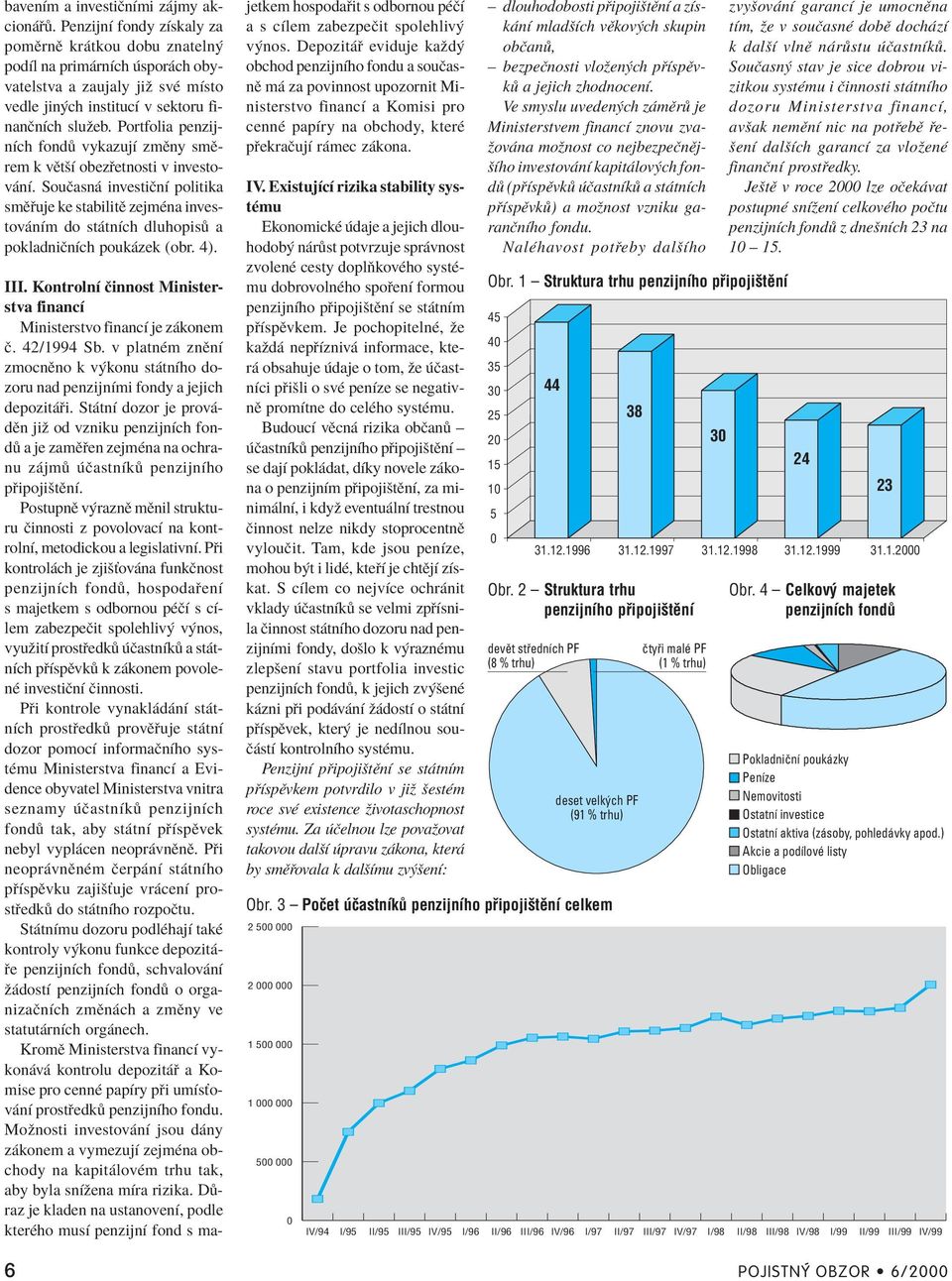 Portfolia penzijnìch fond vykazujì zmïny smïrem k vïtöì obez etnosti v investov nì.