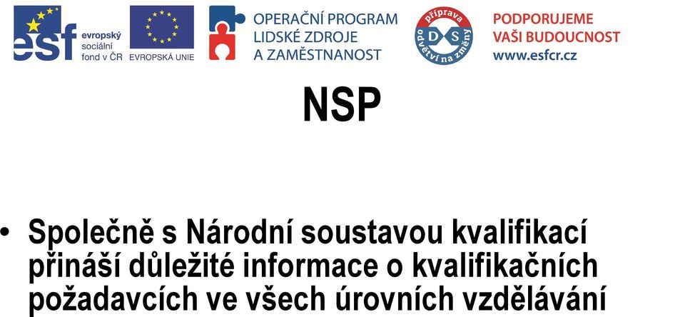 informace o kvalifikačních