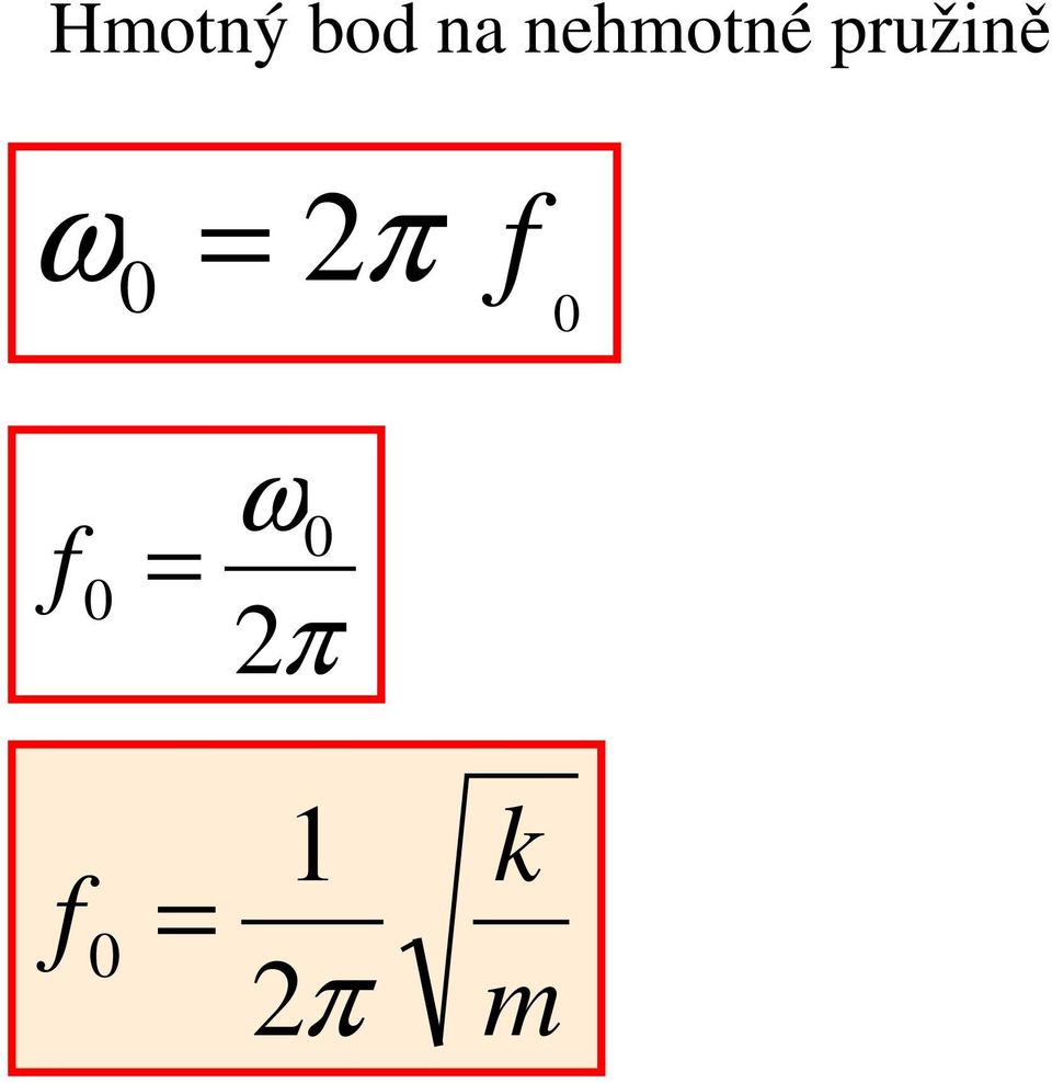 pružině ω π