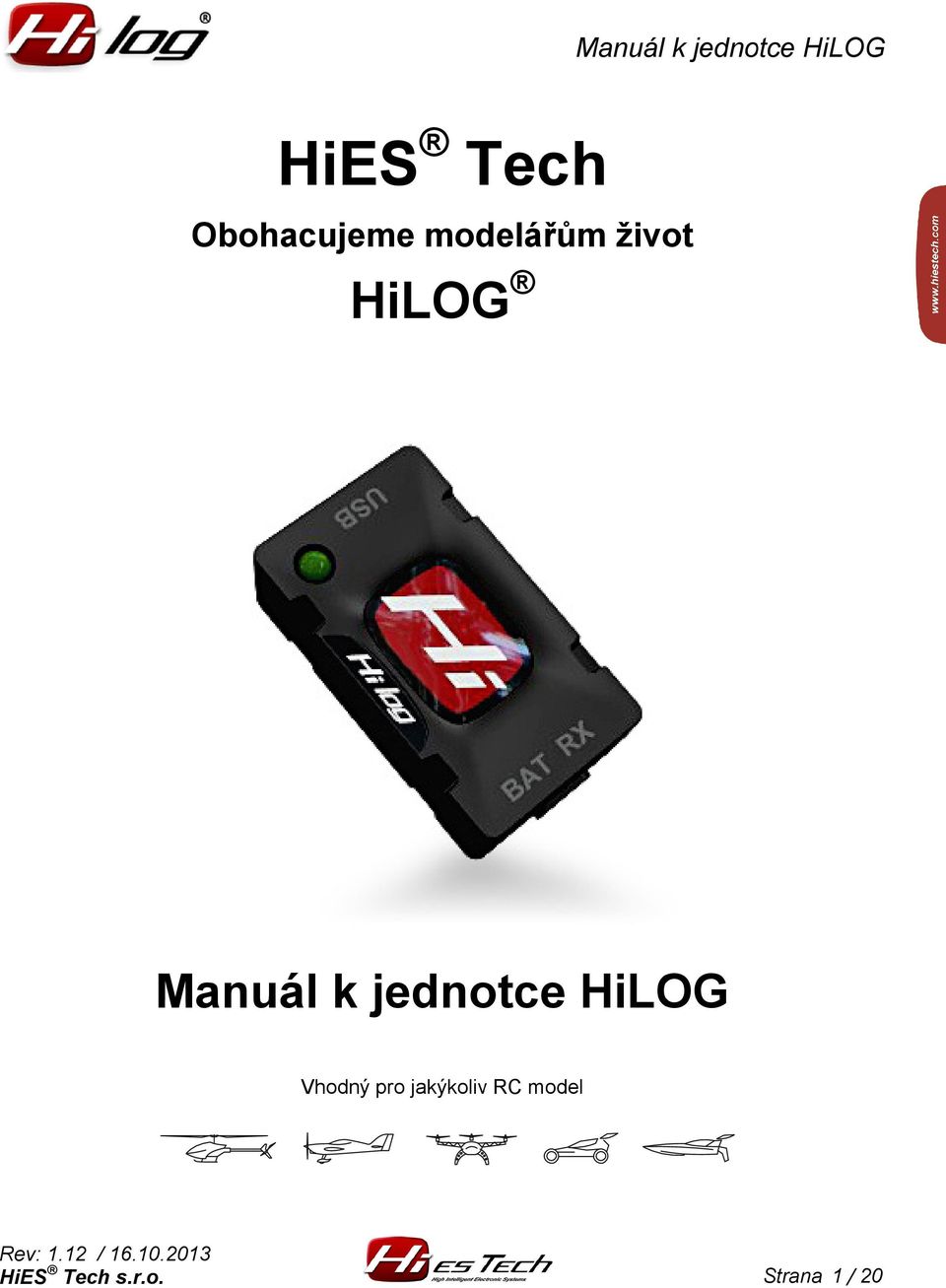 Manuál k jednotce HiLOG