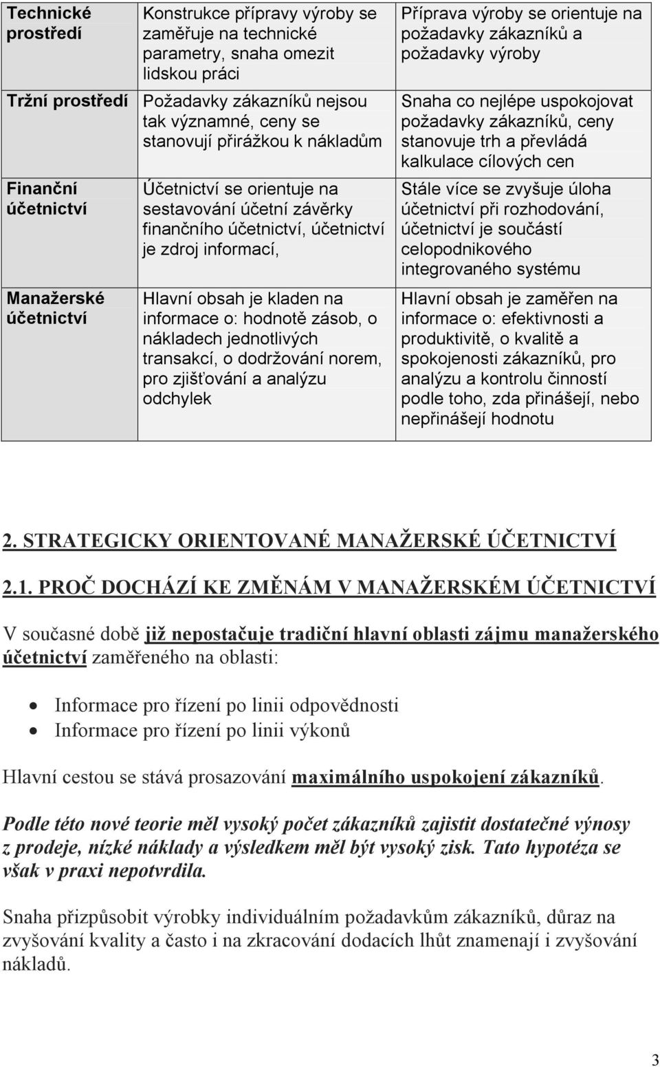 hodnotě zásob, o nákladech jednotlivých transakcí, o dodržování norem, pro zjišťování a analýzu odchylek Příprava výroby se orientuje na požadavky zákazníků a požadavky výroby Snaha co nejlépe