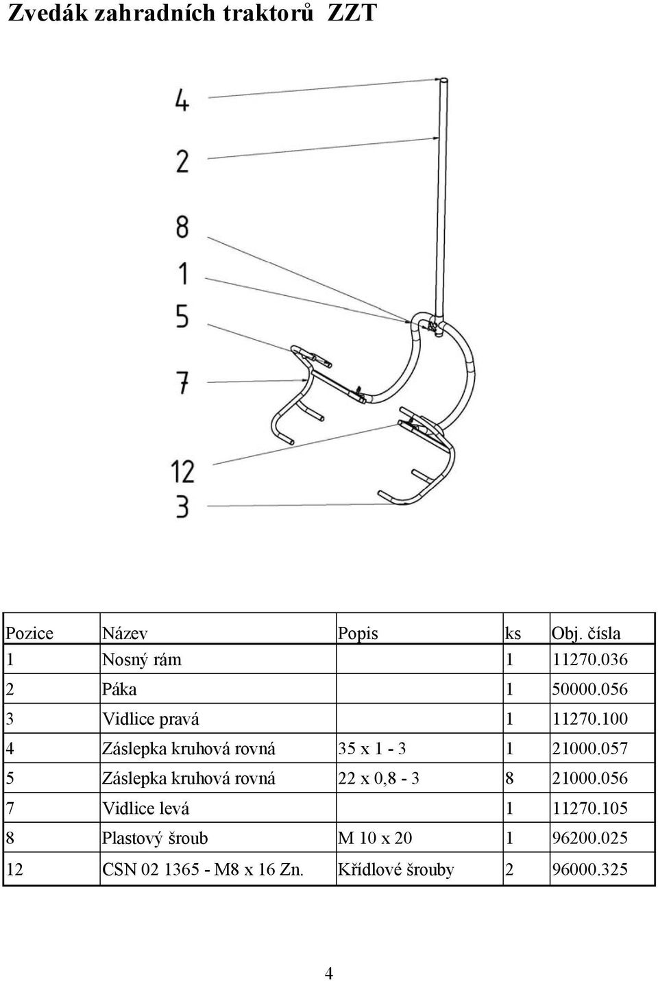 100 4 Záslepka kruhová rovná 35 x 1-3 1 21000.