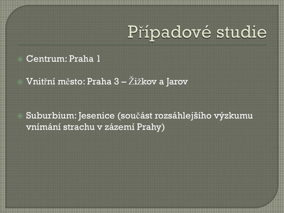 Jesenice (součást rozsáhlejšího