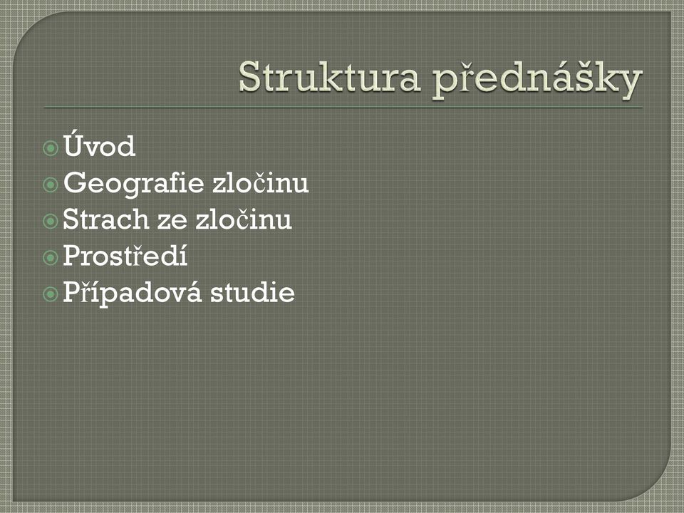ze zločinu