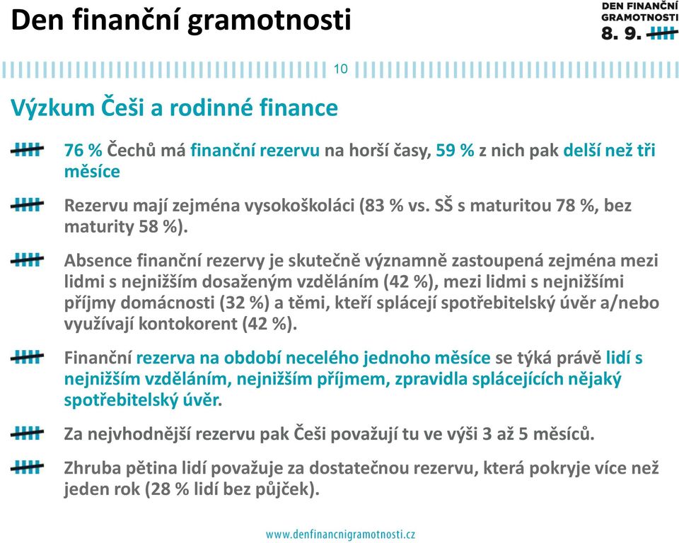 spotřebitelský úvěr a/nebo využívají kontokorent (42 %).
