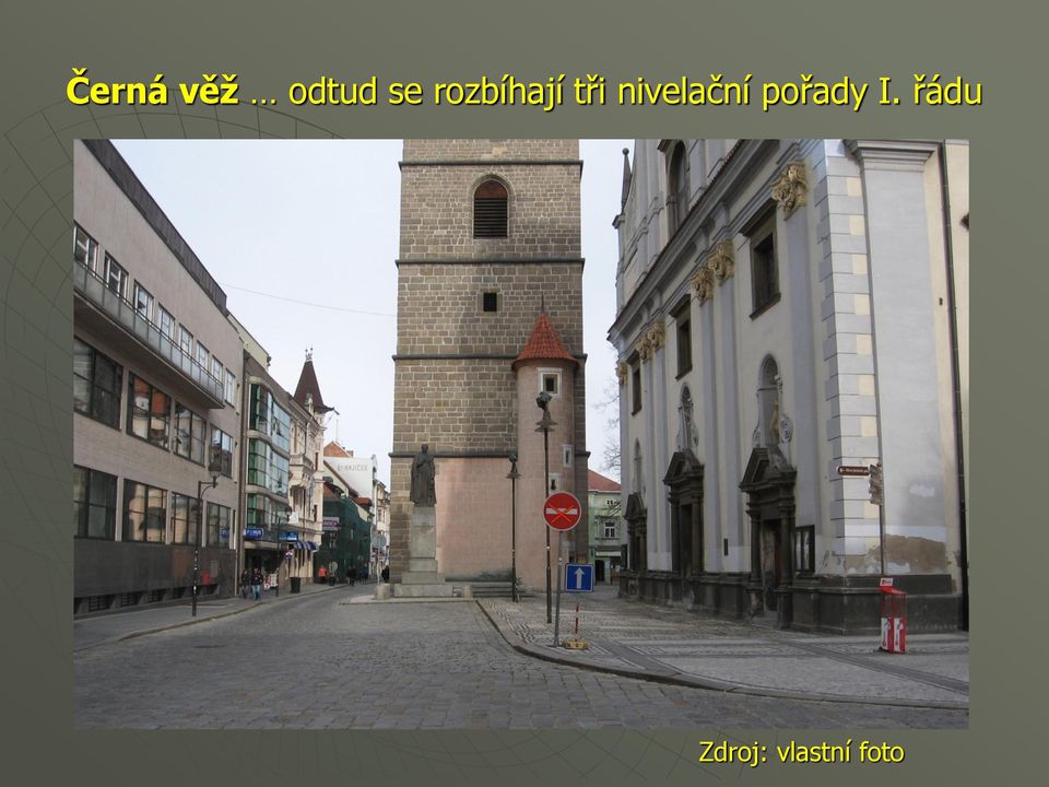 nivelační pořady I.