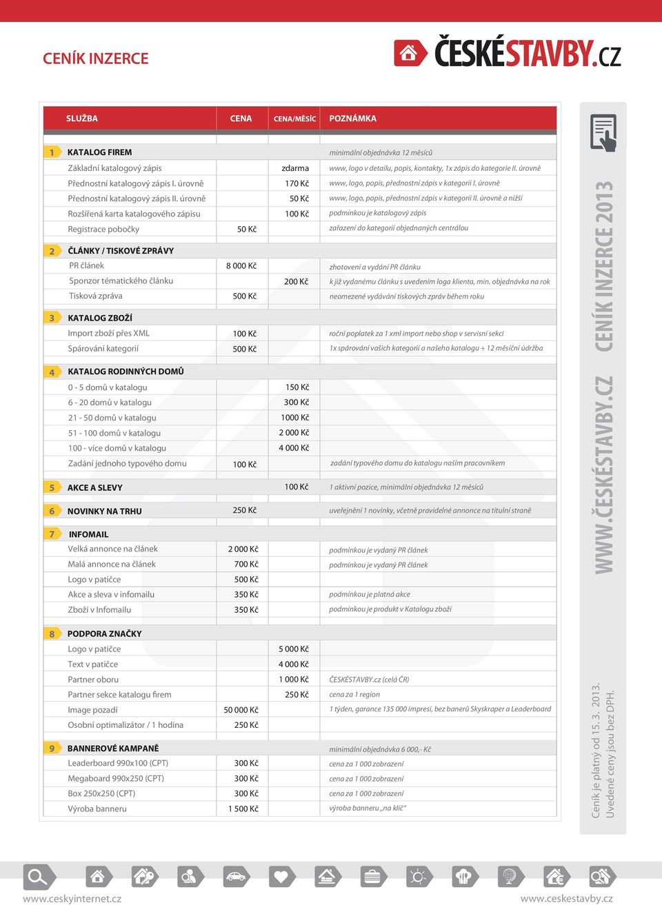 KATALOG RODINNÝCH DOMŮ 0-5 domů v katalogu 6-20 domů v katalogu 21-50 domů v katalogu 51-100 domů v katalogu 100 - více domů v katalogu Zadání jednoho typového domu 5 AKCE A SLEVY 6 NOVINKY NA TRHU 7