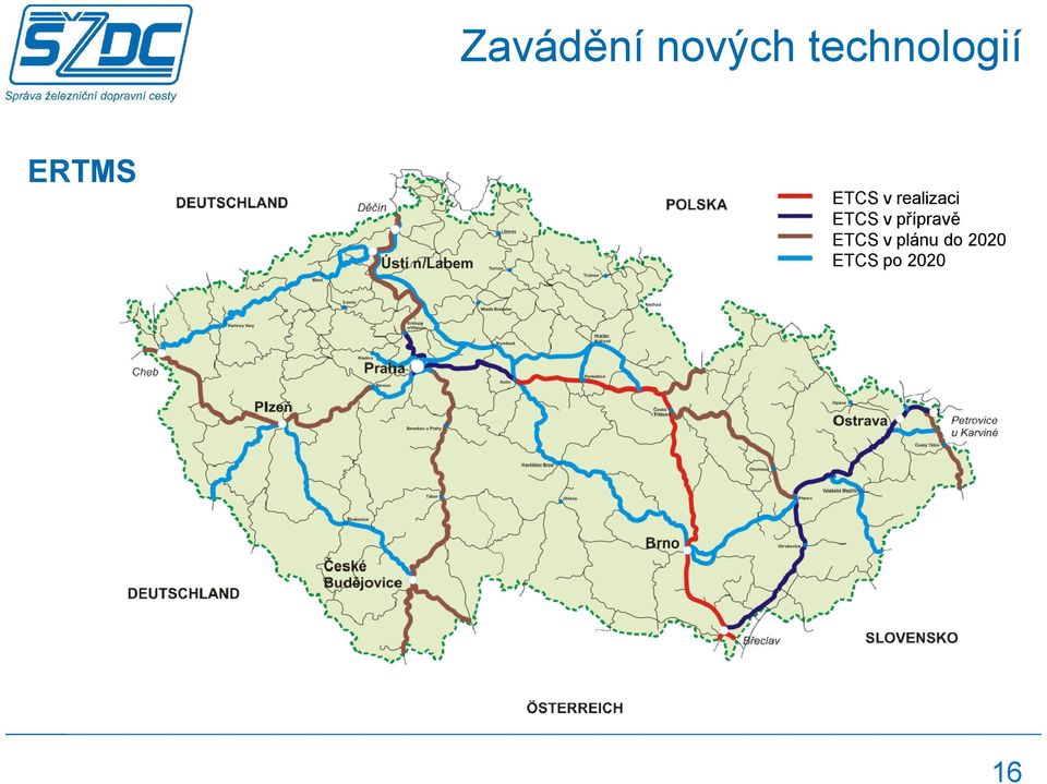 realizaci ETCS v přípravě