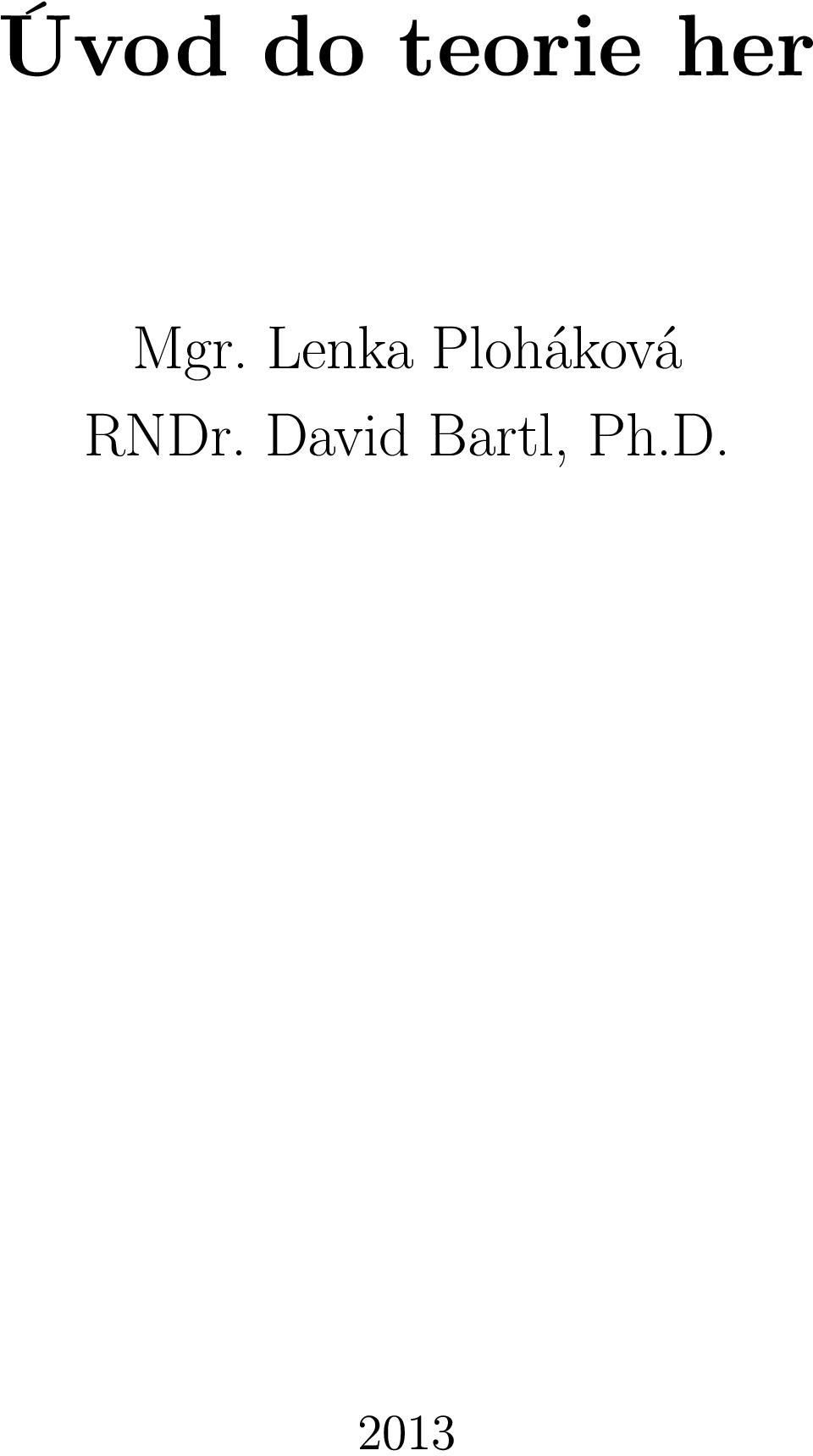 RNDr. David