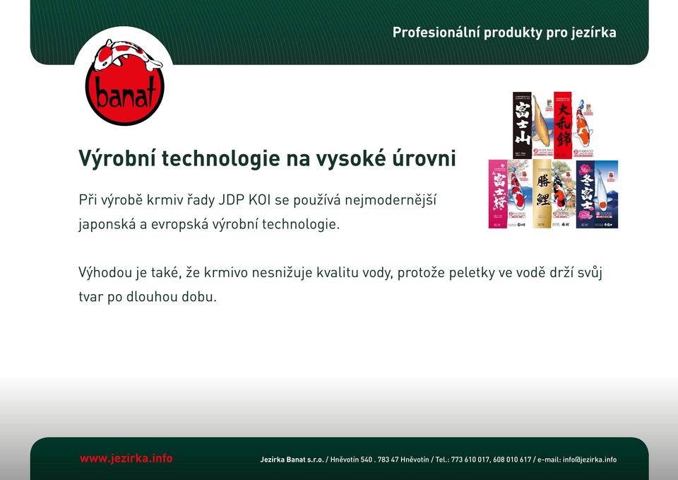 výrobní technologie.