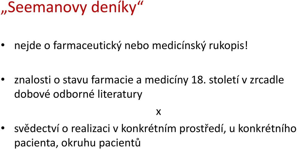 století v zrcadle dobové odborné literatury svědectví o