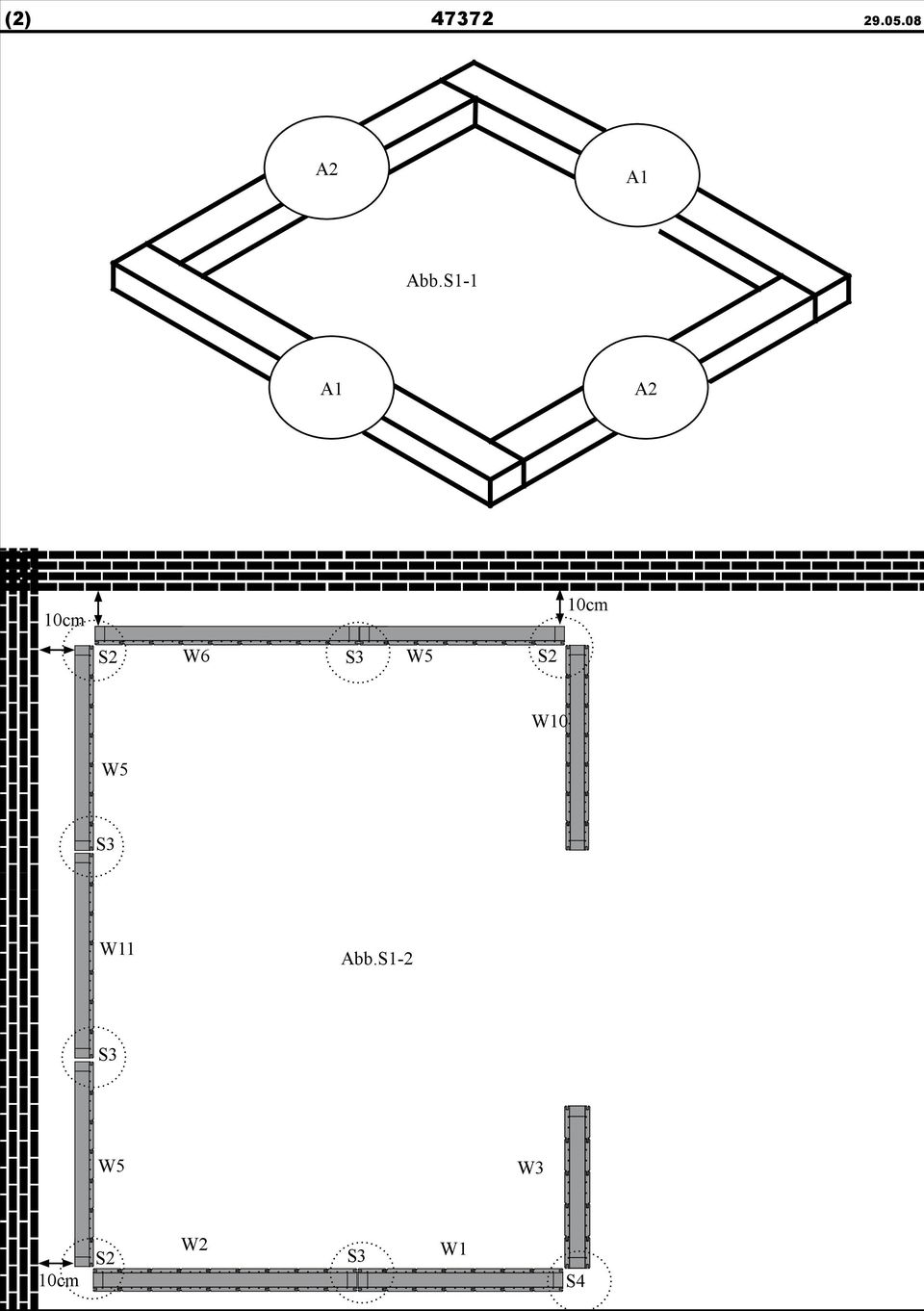 S1-1 A1 A2 10cm 10cm S2 6