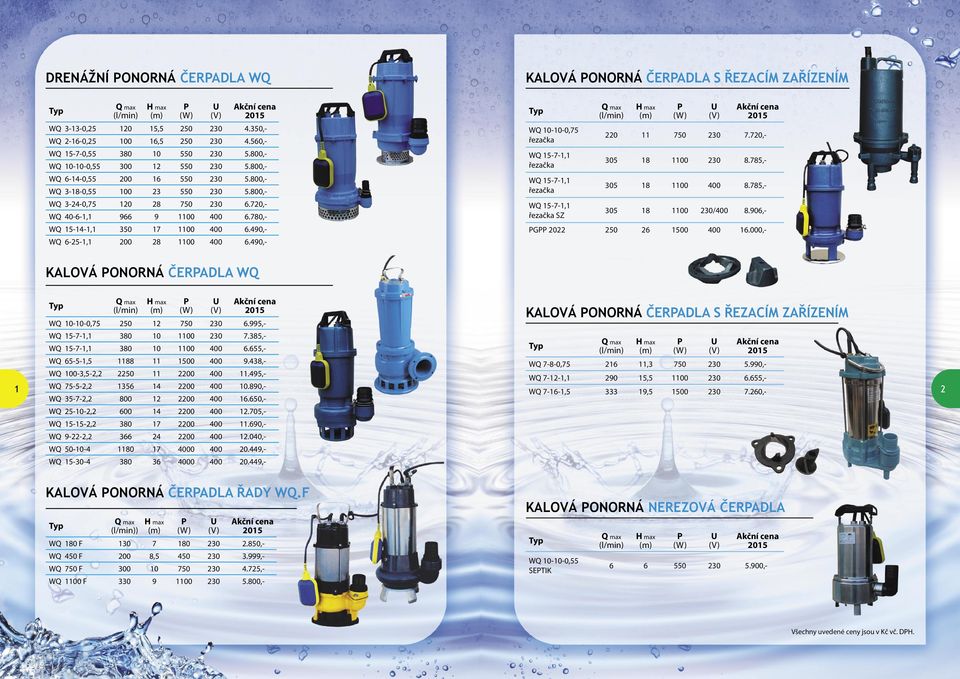 780,- WQ 15-14-1,1 350 17 1100 400 6.490,- WQ 6-25-1,1 200 28 1100 400 6.490,- WQ 10-10-0,75 řezačka WQ 15-7-1,1 řezačka WQ 15-7-1,1 řezačka WQ 15-7-1,1 řezačka SZ 220 11 750 230 7.