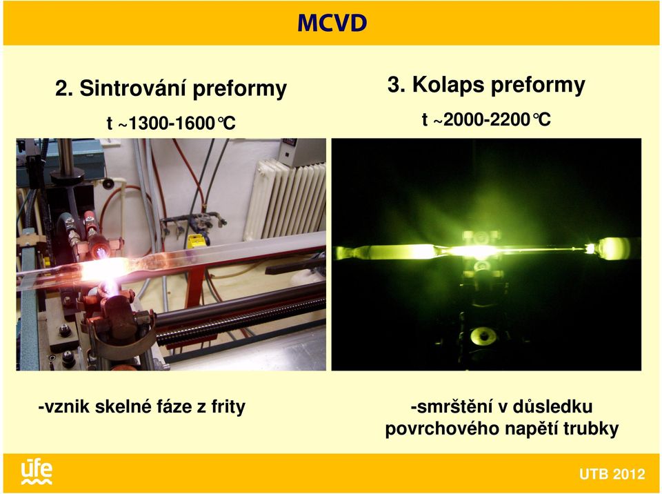 Kolaps preformy t ~2000-2200 C -vznik