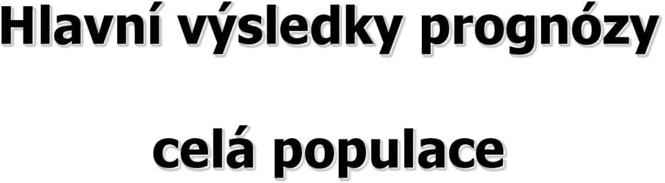 prognózy