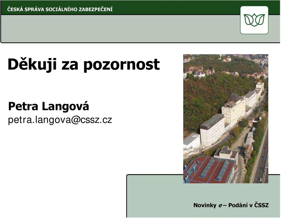 Novinky e - Podání v ČSSZ - PDF Free Download