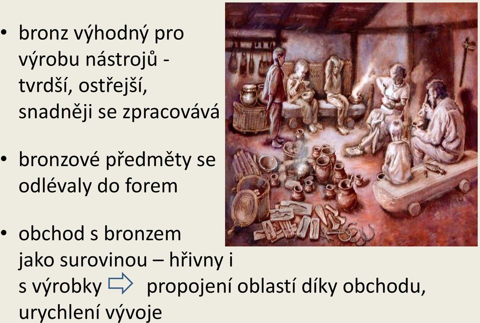 do forem obchod s bronzem jako surovinou hřivny i s