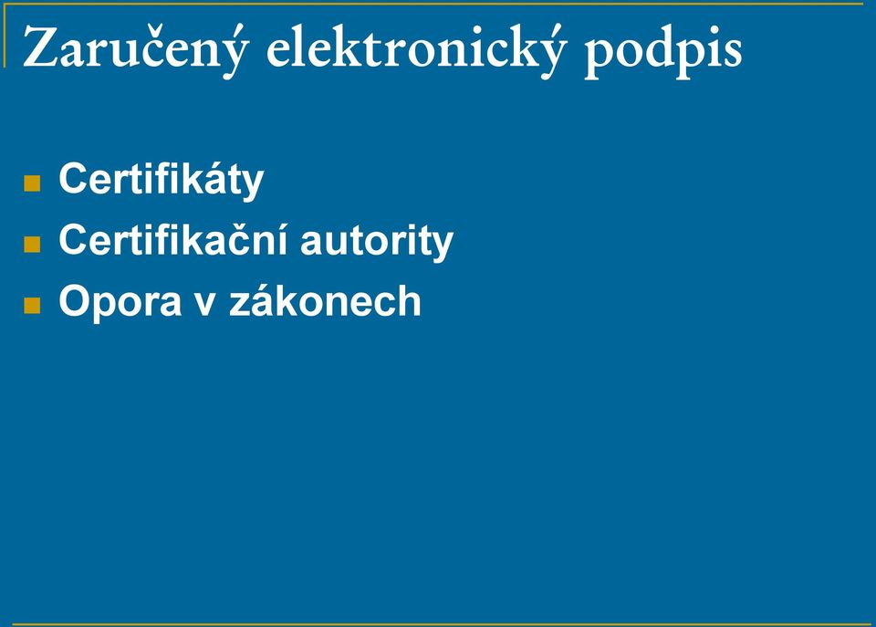 Certifikáty