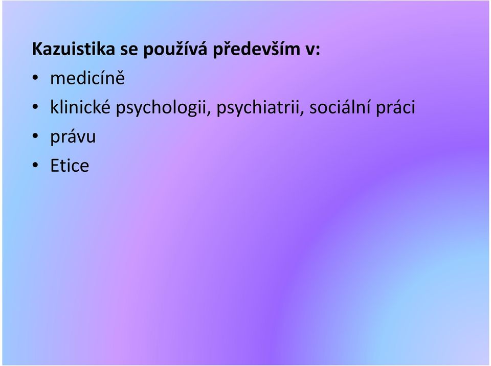 klinické psychologii,