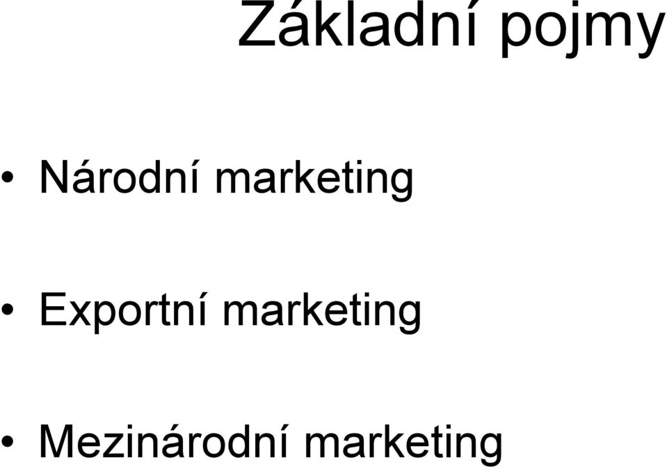 Exportní marketing