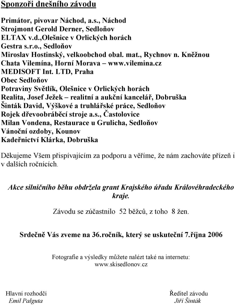 Silniční běh O pohár Sedloňova - PDF Free Download