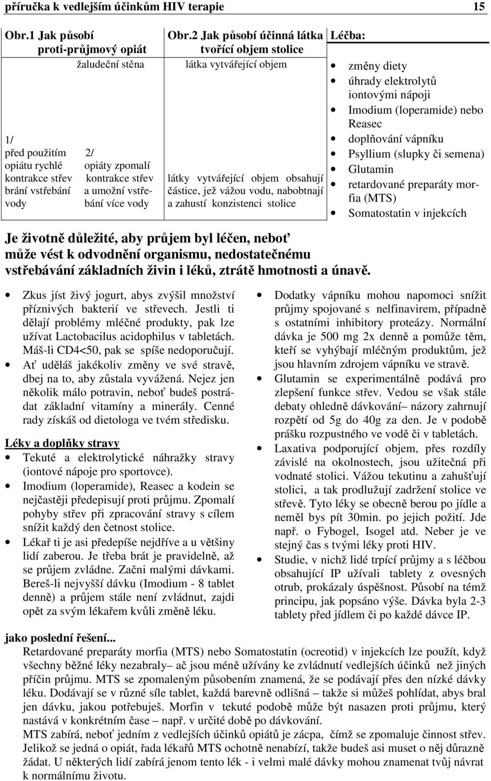 2 Jak působí účinná látka tvořící objem stolice látka vytvářející objem látky vytvářející objem obsahují částice, jež vážou vodu, nabobtnají a zahustí konzistenci stolice Léčba: Je životně důležité,