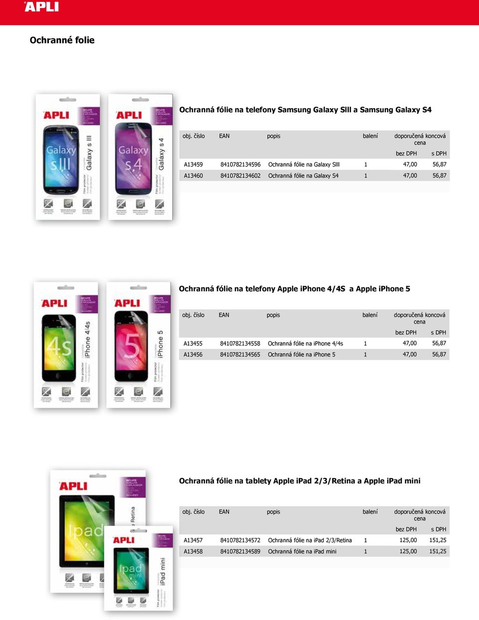 na telefony Apple iphone 4/4S a Apple iphone 5 obj.