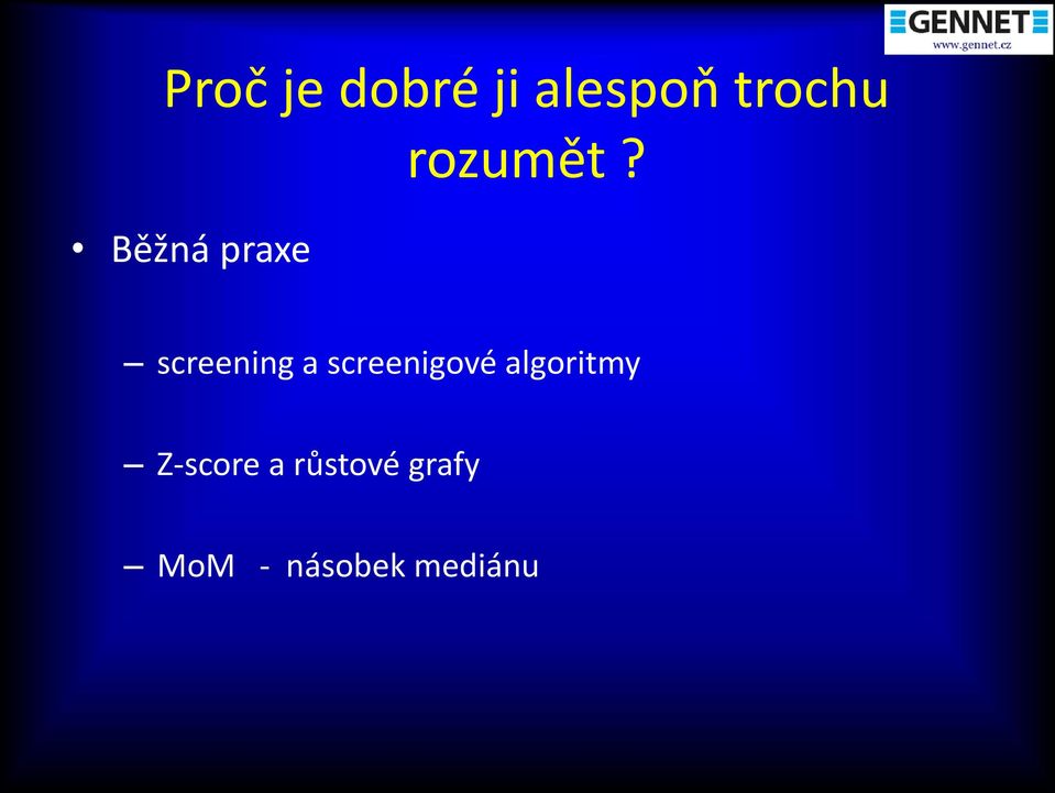 screening a screenigové