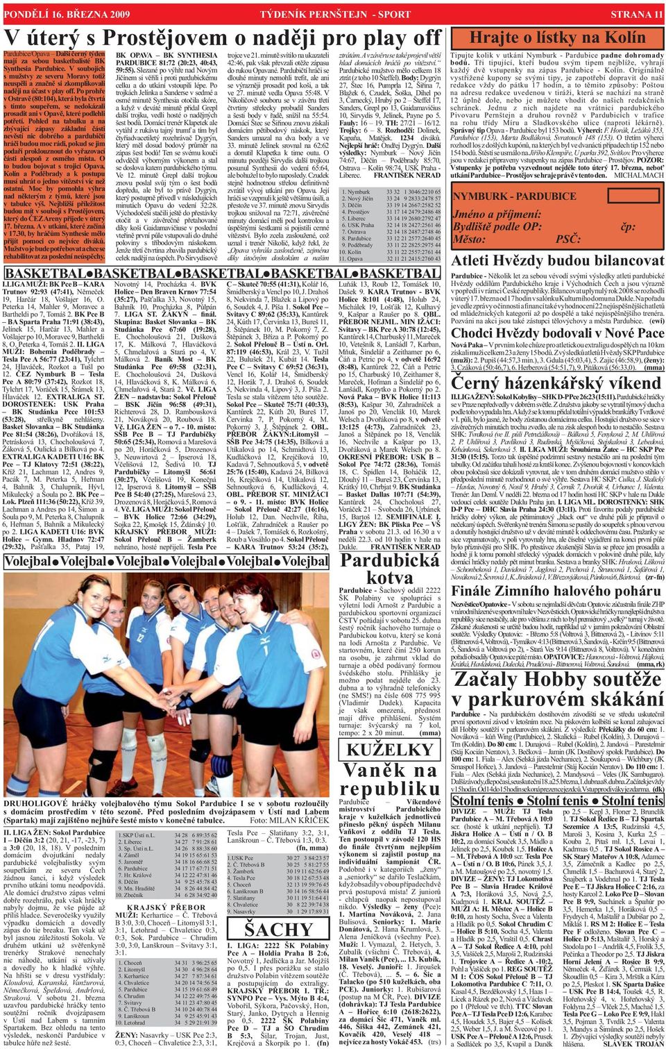 Po prohře v Ostravě (80:04), která byla čtvrtá s tímto soupeřem, se nedokázali prosadit ani v Opavě, které podlehli potřetí.