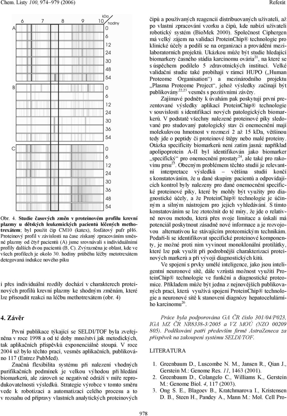 Zvýrazněna je oblast, kde ve všech profilech je okolo 30.