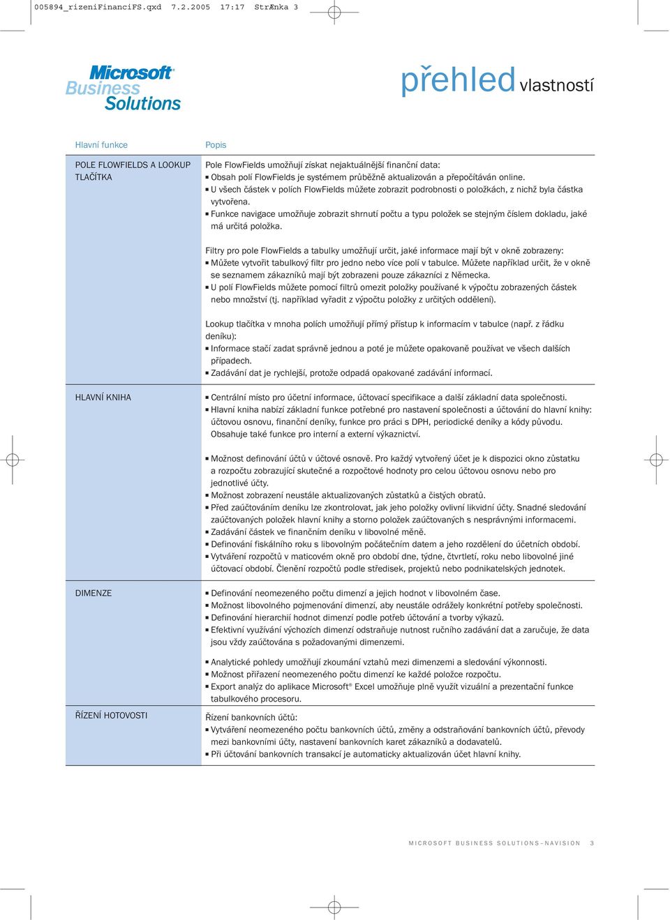 U všech částek v polích FlowFields můžete zobrazit podrobnosti o položkách, z nichž byla částka vytvořena.